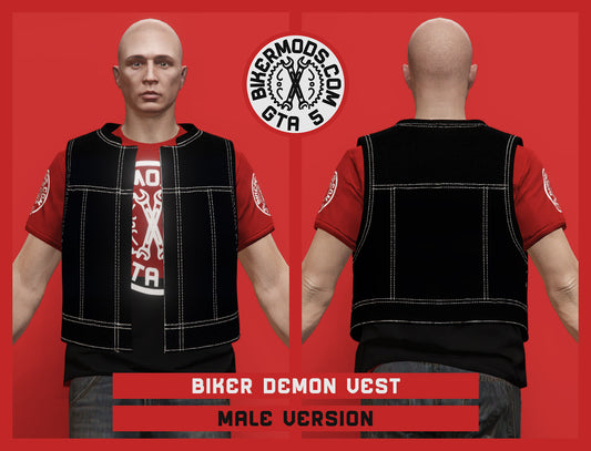 Biker Demon Vest (Male)