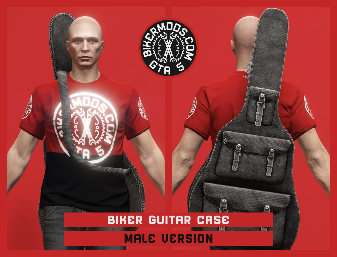 Biker Guitar Case (Male)