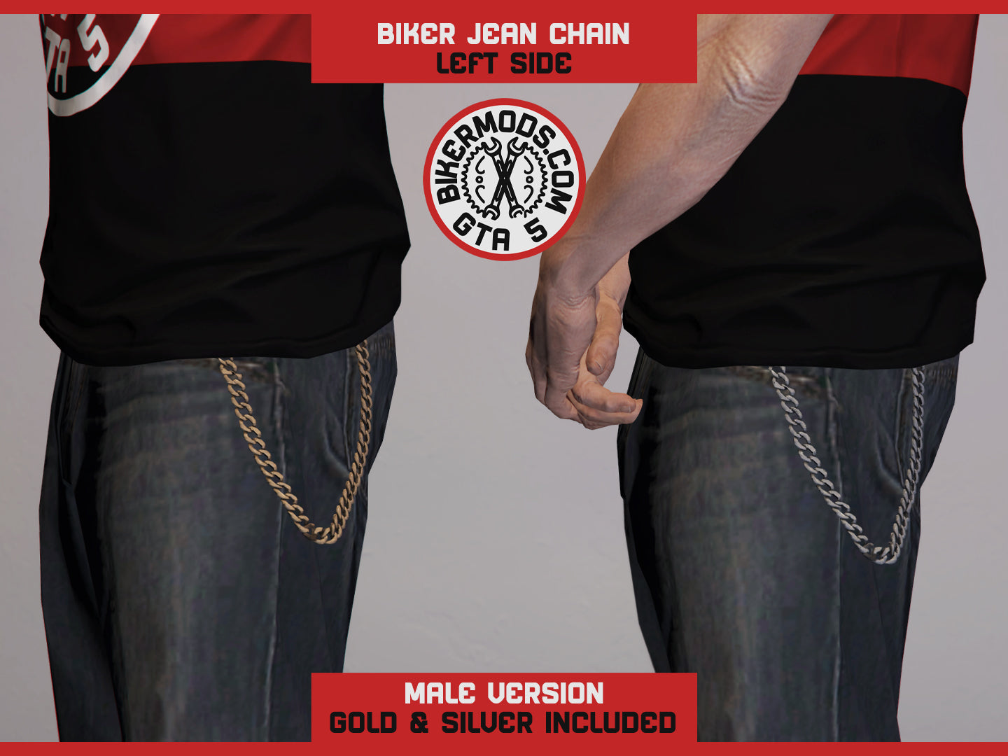 Biker Jean Chain (Left) – GTA 5 Bikermods