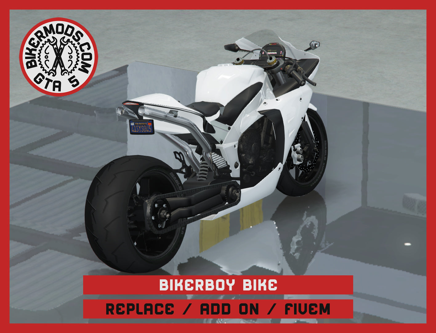 Bikerboy Bike (Replace / Add On / FiveM) 101k Poly