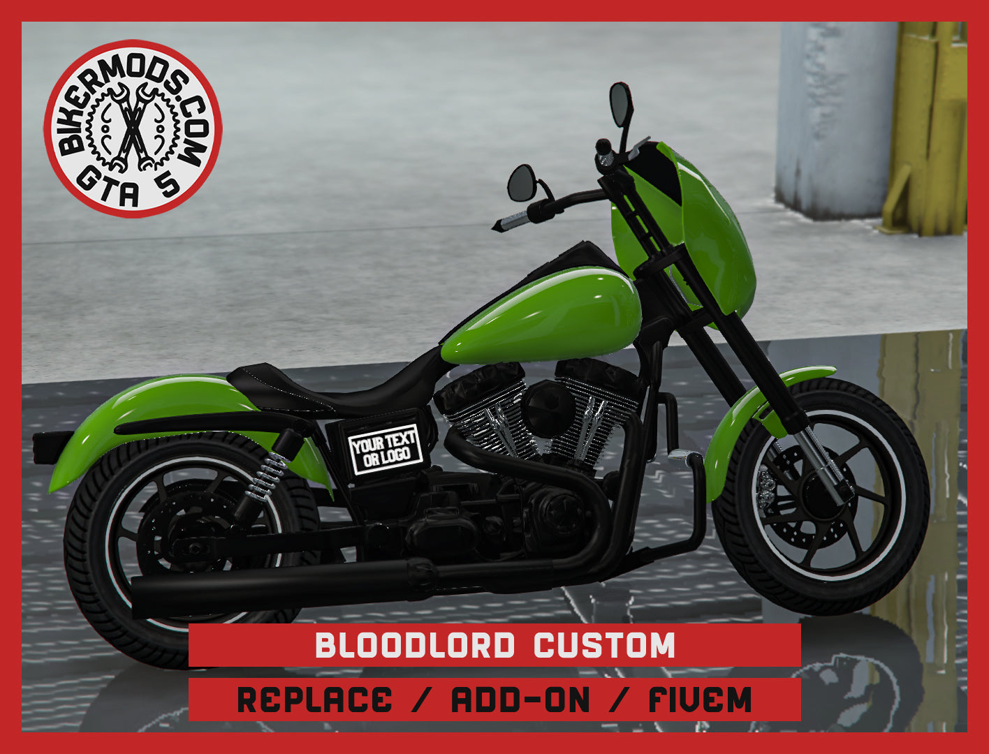 Bloodlord Custom (Replace / Add On / FiveM) 126k Poly