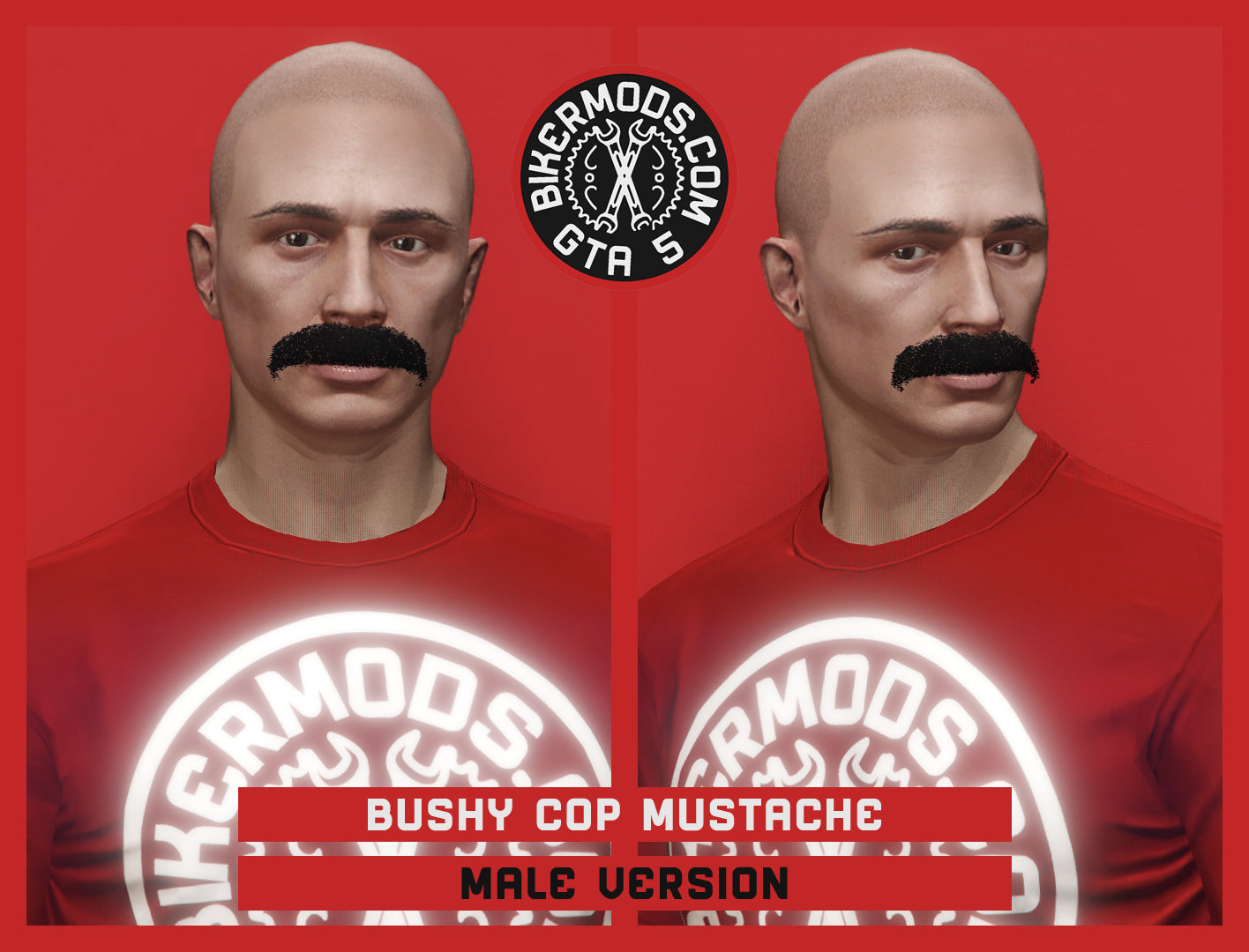 Bushy Cop Mustache