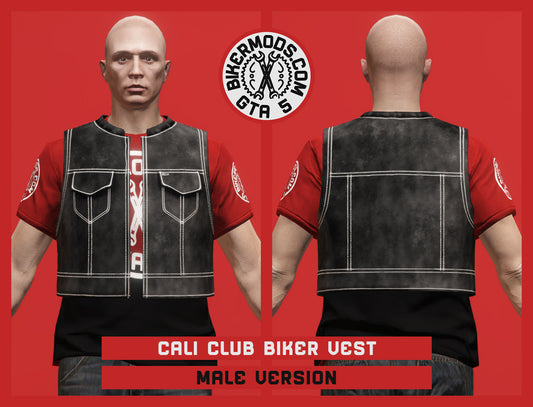 Cali Club Biker Vest (Male) Open Style