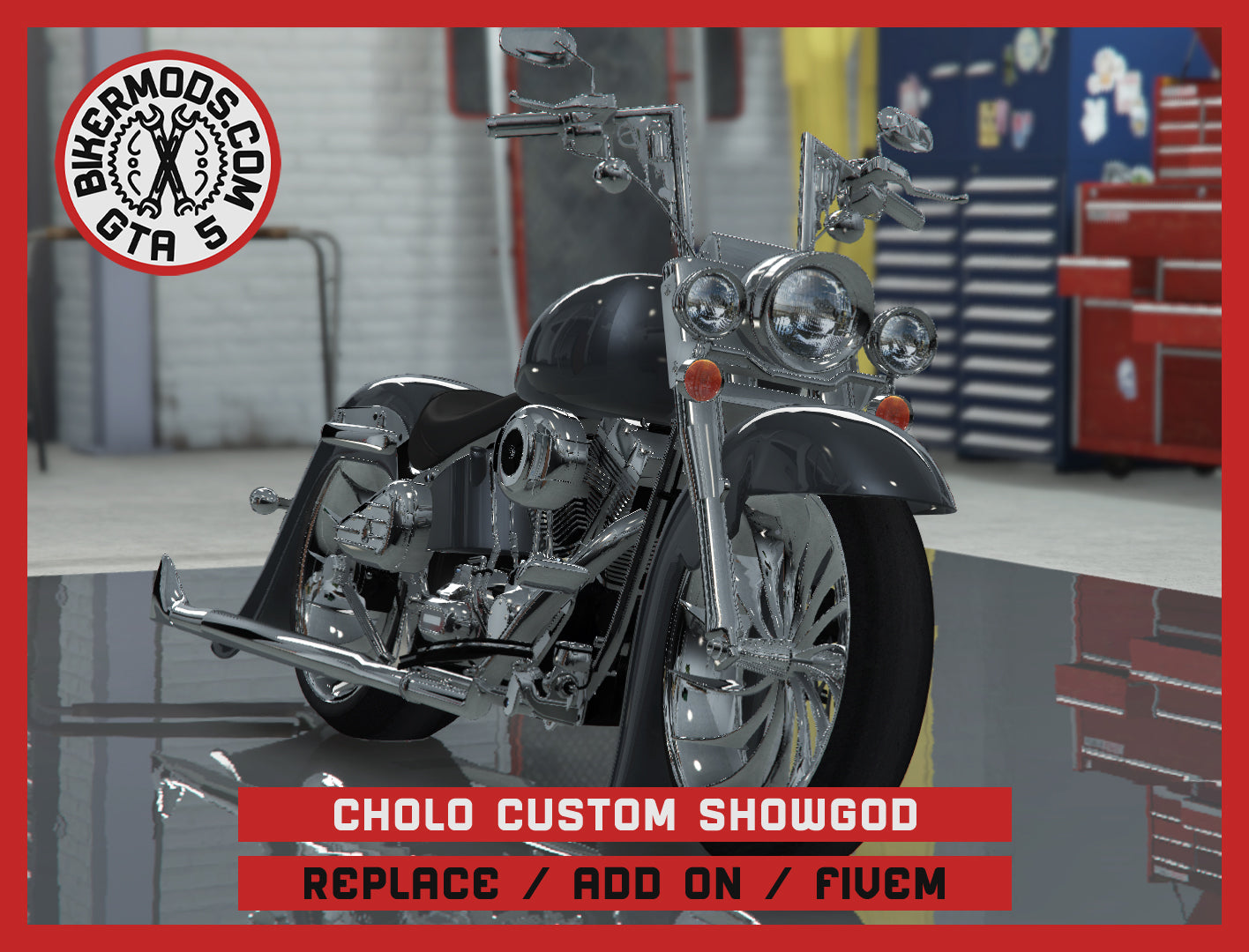 Cholo Custom Showgod (Replace / Add On / FiveM) 225k Poly