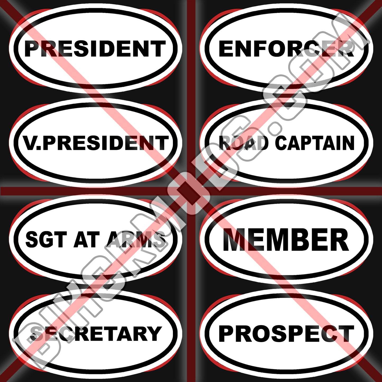 Circle Style Ranks Flash Set Creator Template (Photoshop PSD File) Easy to Edit the Text Yourself