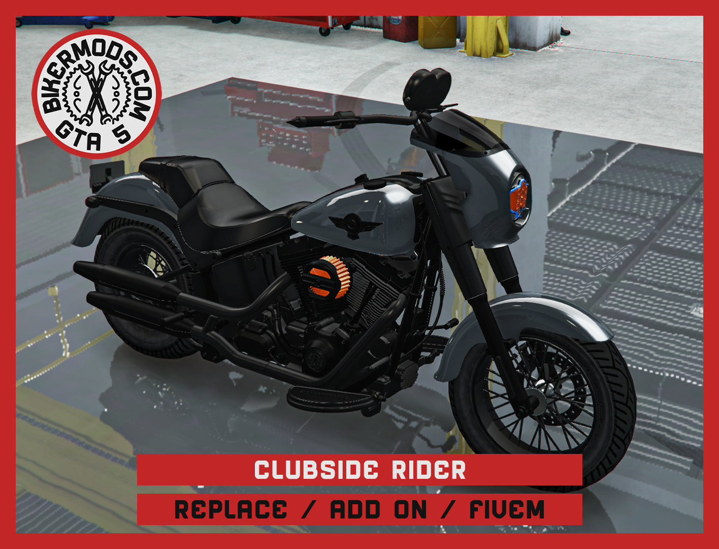 Clubside Rider (Replace / Add On / FiveM) 84k Poly