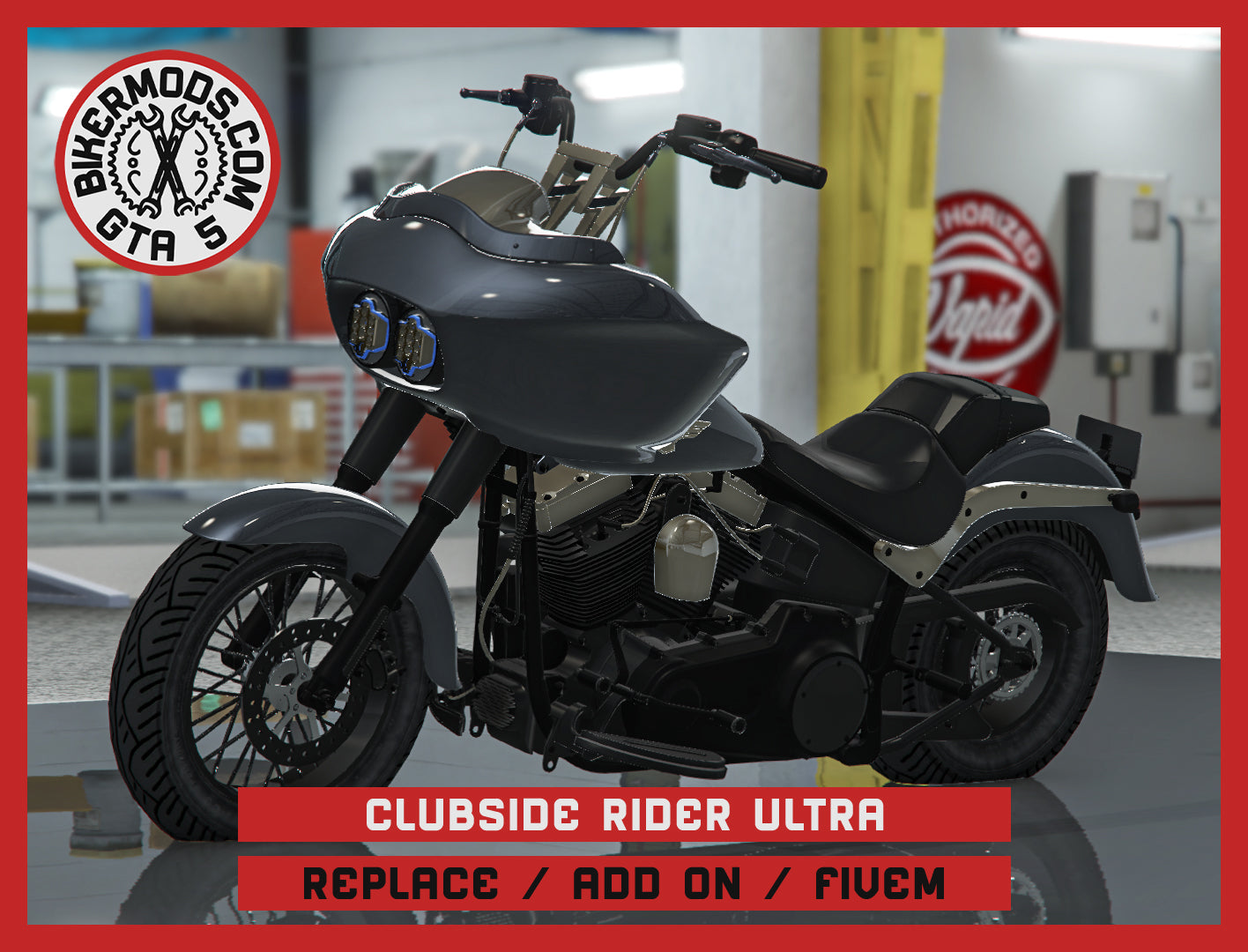 Clubside Rider Ultra (Replace / Add On / FiveM) 129k Poly
