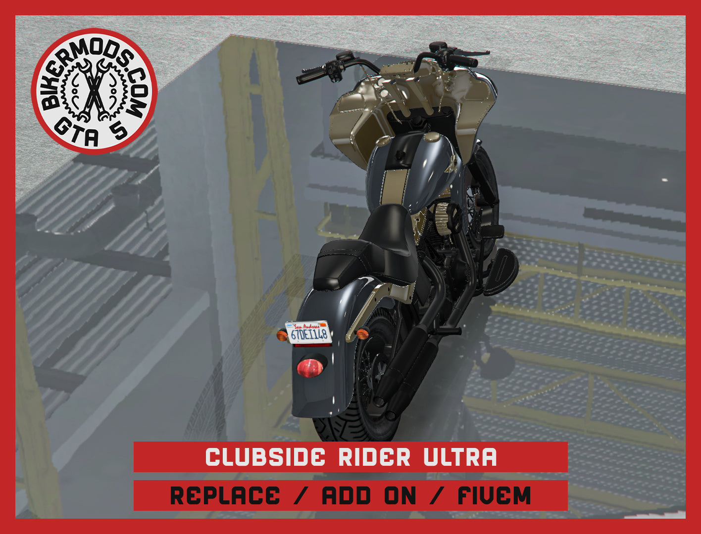 Clubside Rider Ultra (Replace / Add On / FiveM) 129k Poly