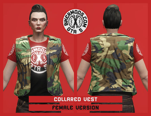 Collared Vest (Female) Camo Style