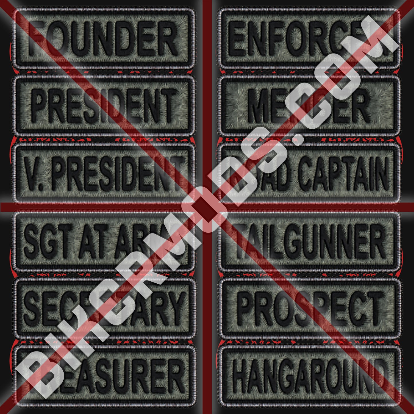 Contrast Generic Ranks Flash Set (Olive Green)