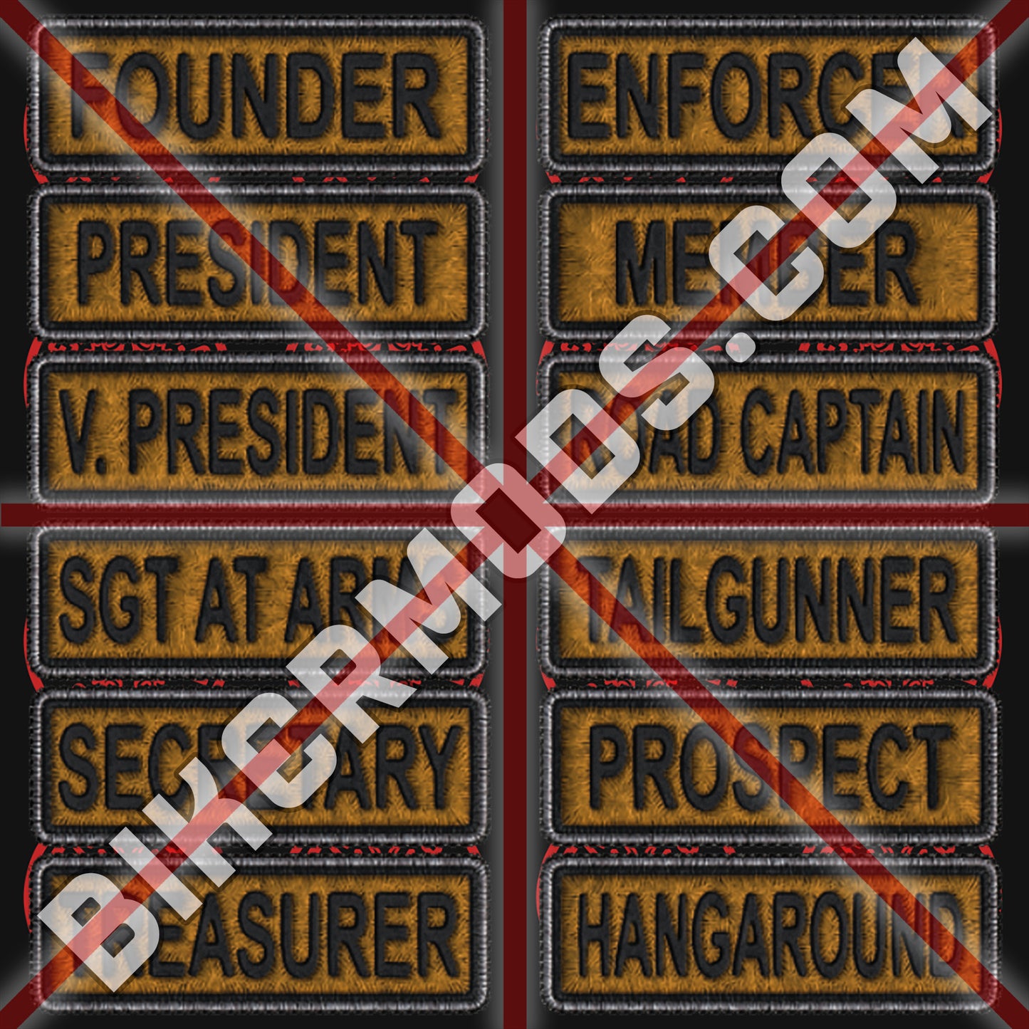 Contrast Generic Ranks Flash Set (Orange)