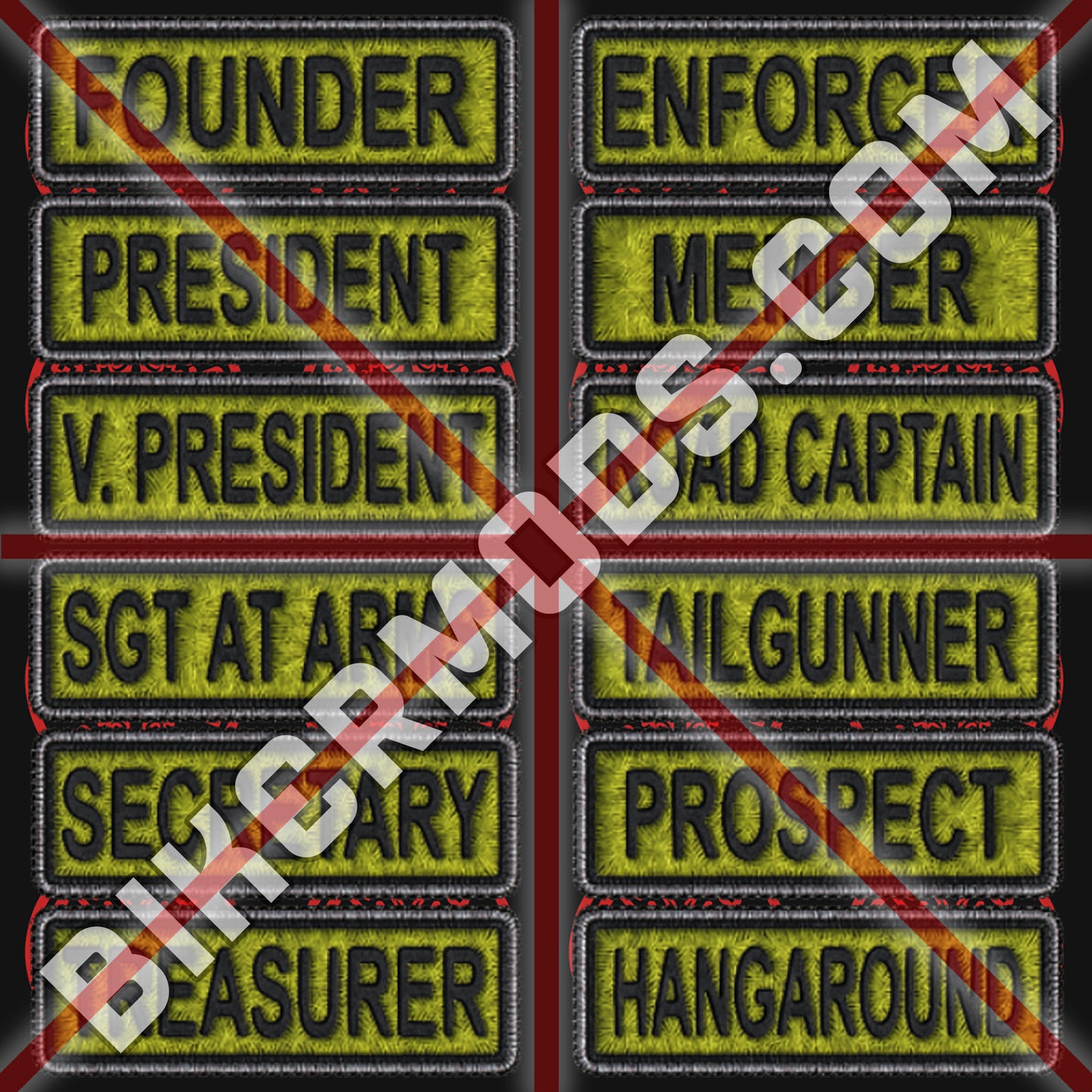 Contrast Generic Ranks Flash Set (Yellow)