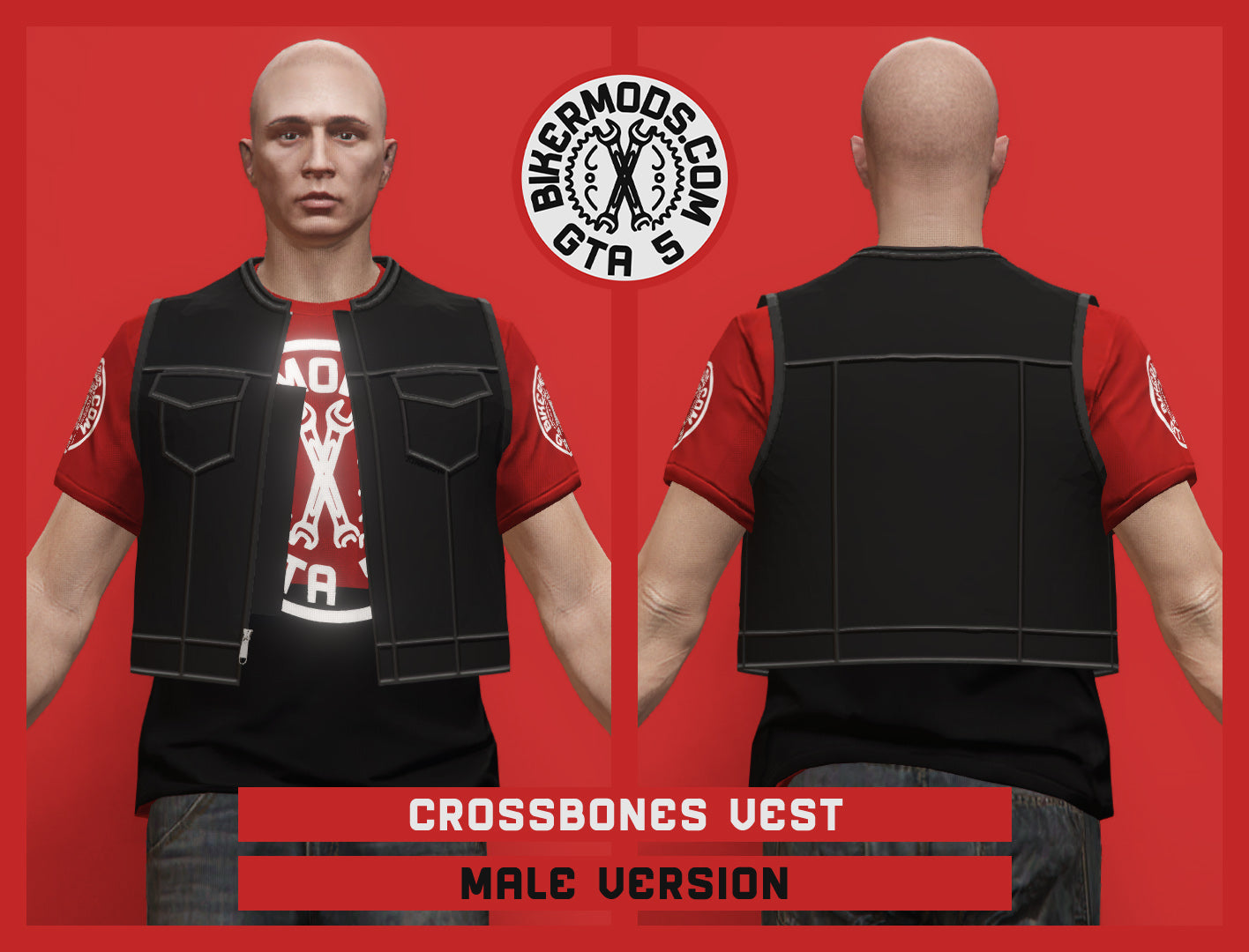 Crossbones Vest (Male)