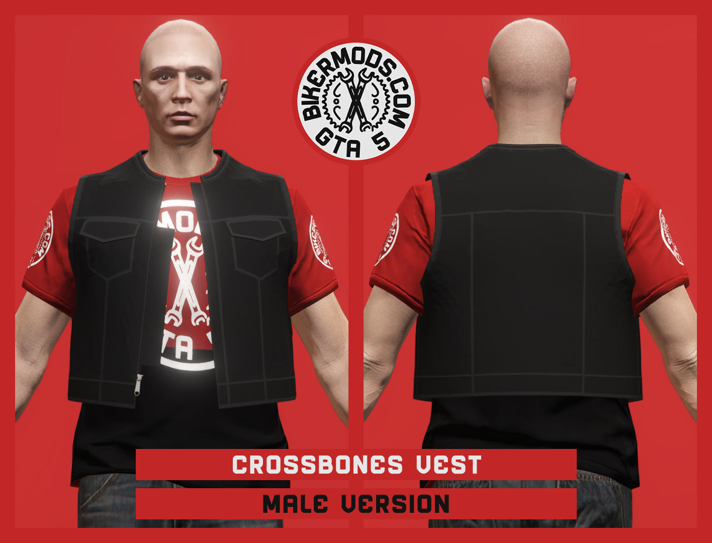 Crossbones Vest (Male)