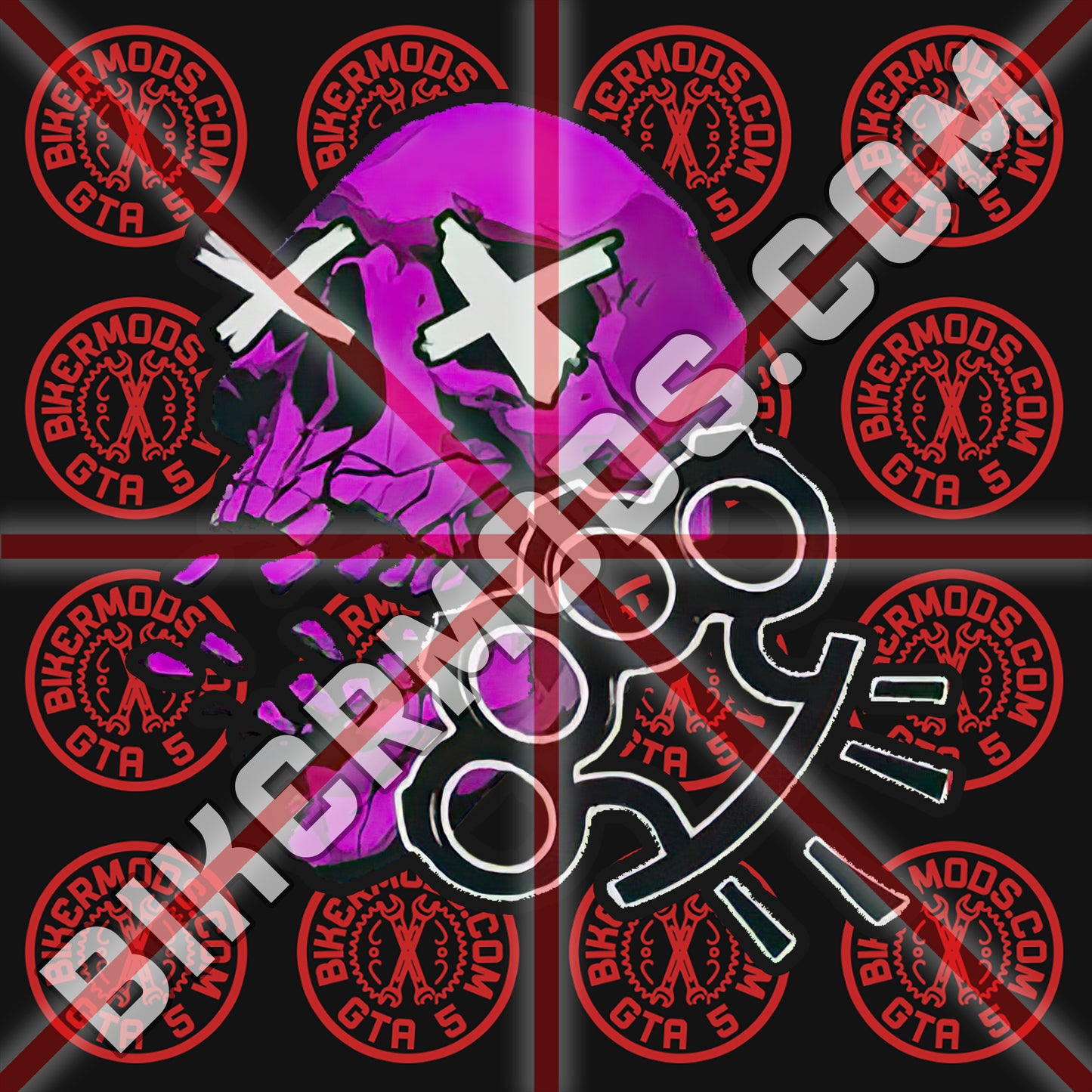 Dead Cyber Skull Emblem