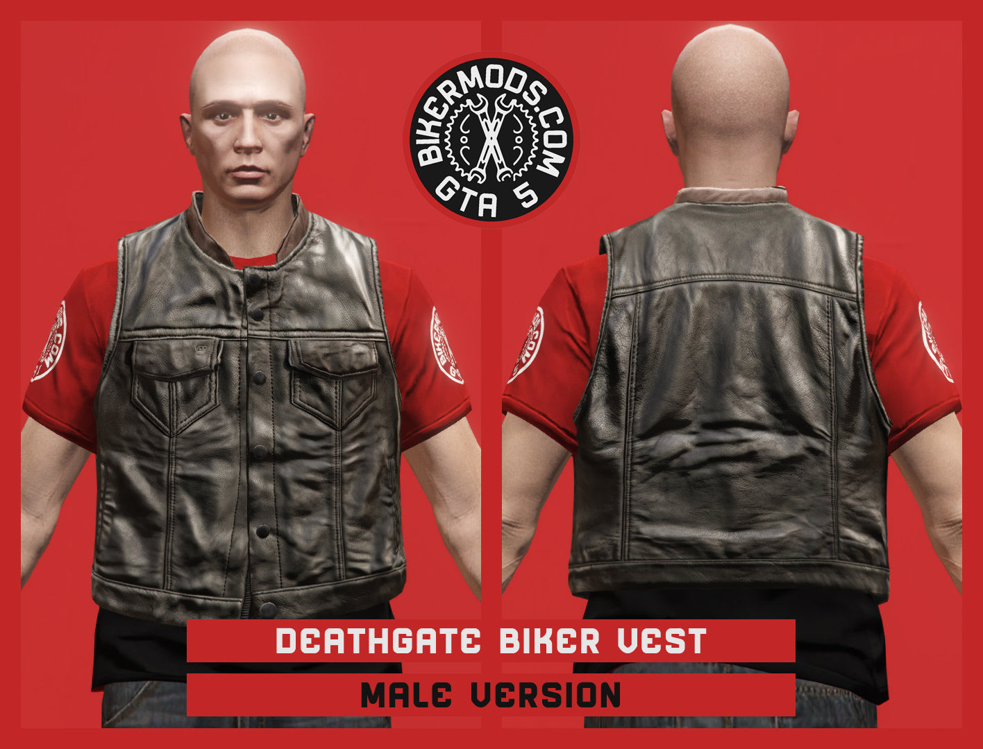 Deathgate Biker Vest (Male)