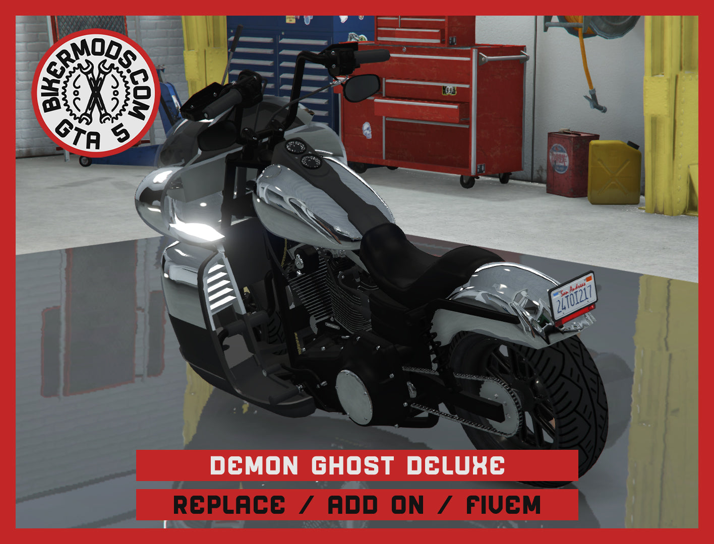Demon Ghost Deluxe (Replace / Add On / FiveM) 299k Poly
