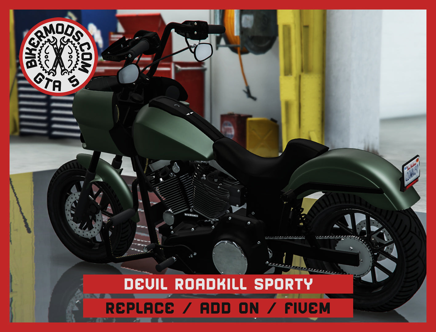 Devil Roadkill Sporty (Replace / Add-On / FiveM) 239k Poly