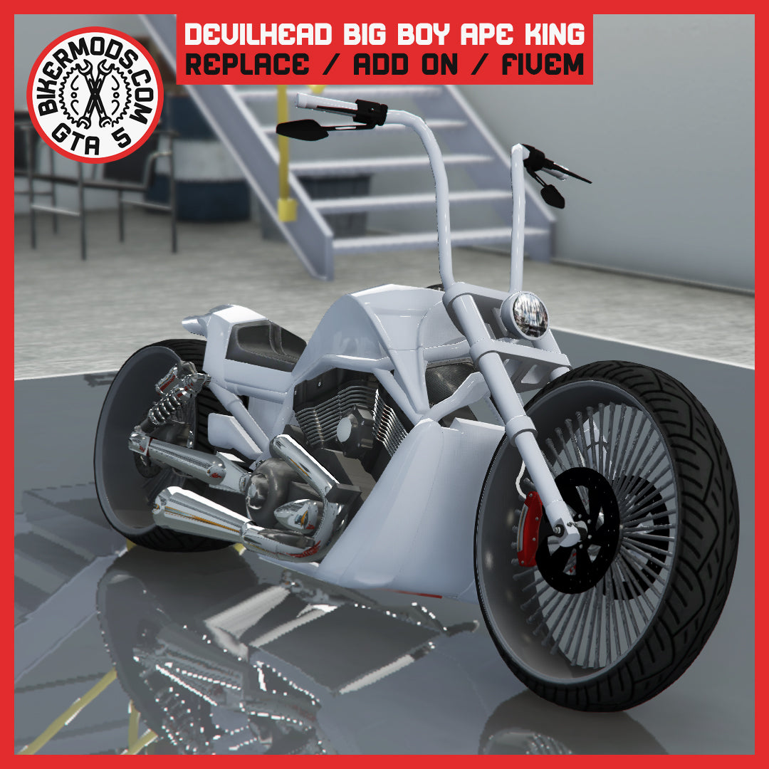 Devilhead Big Boy Ape King (Replace / Add On / FiveM) 69K Poly