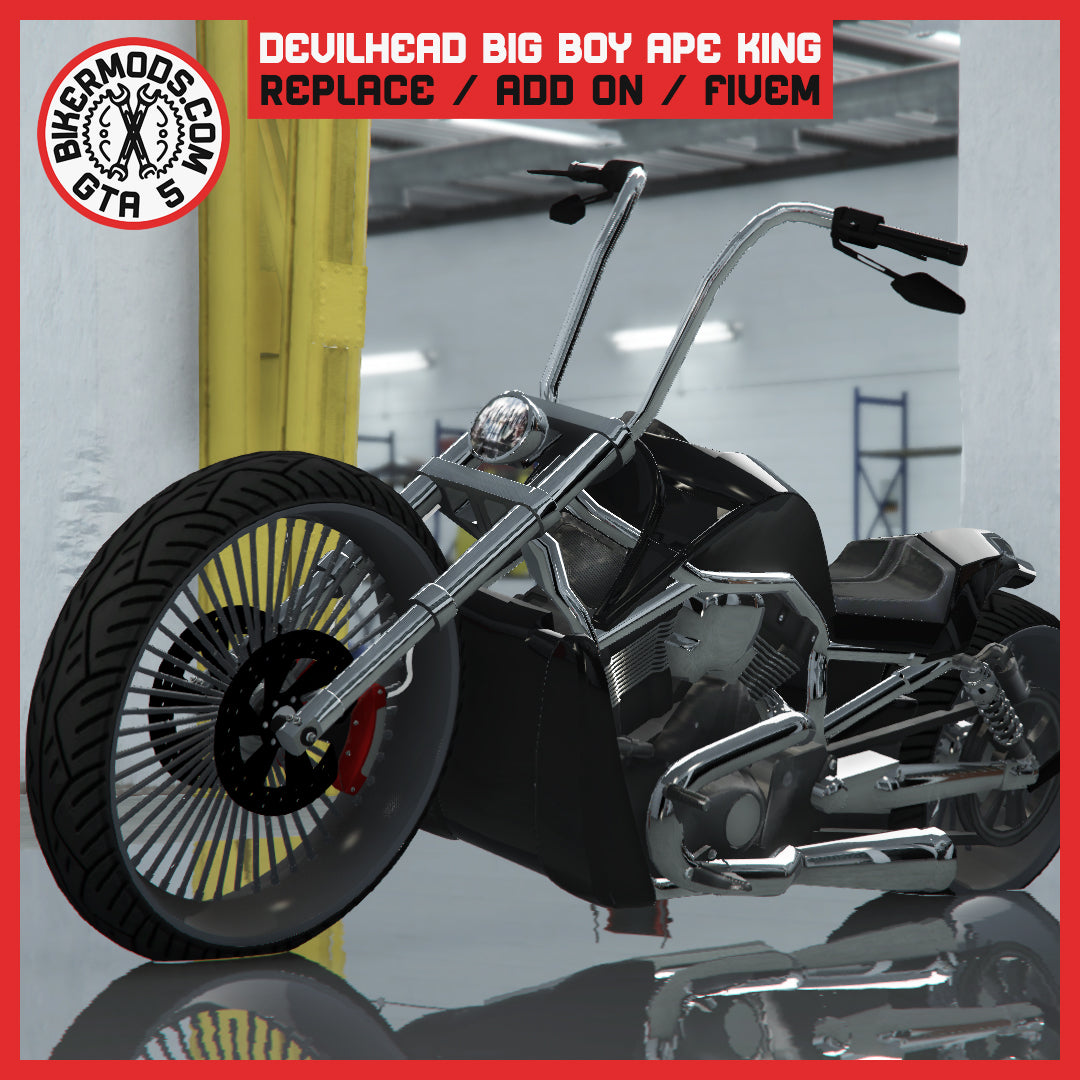 Devilhead Big Boy Ape King (Replace / Add On / FiveM) 69K Poly