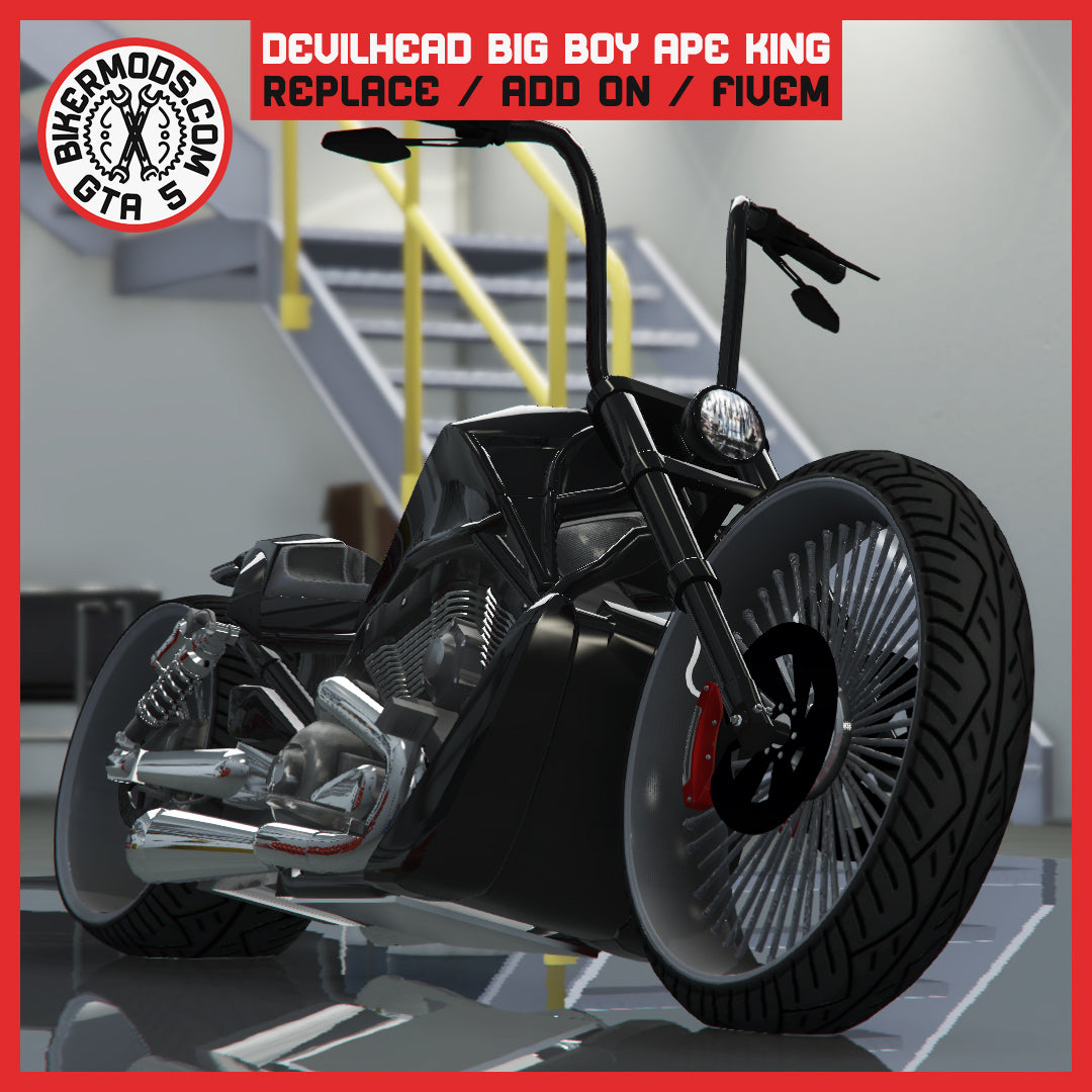 Devilhead Big Boy Ape King (Replace / Add On / FiveM) 69K Poly