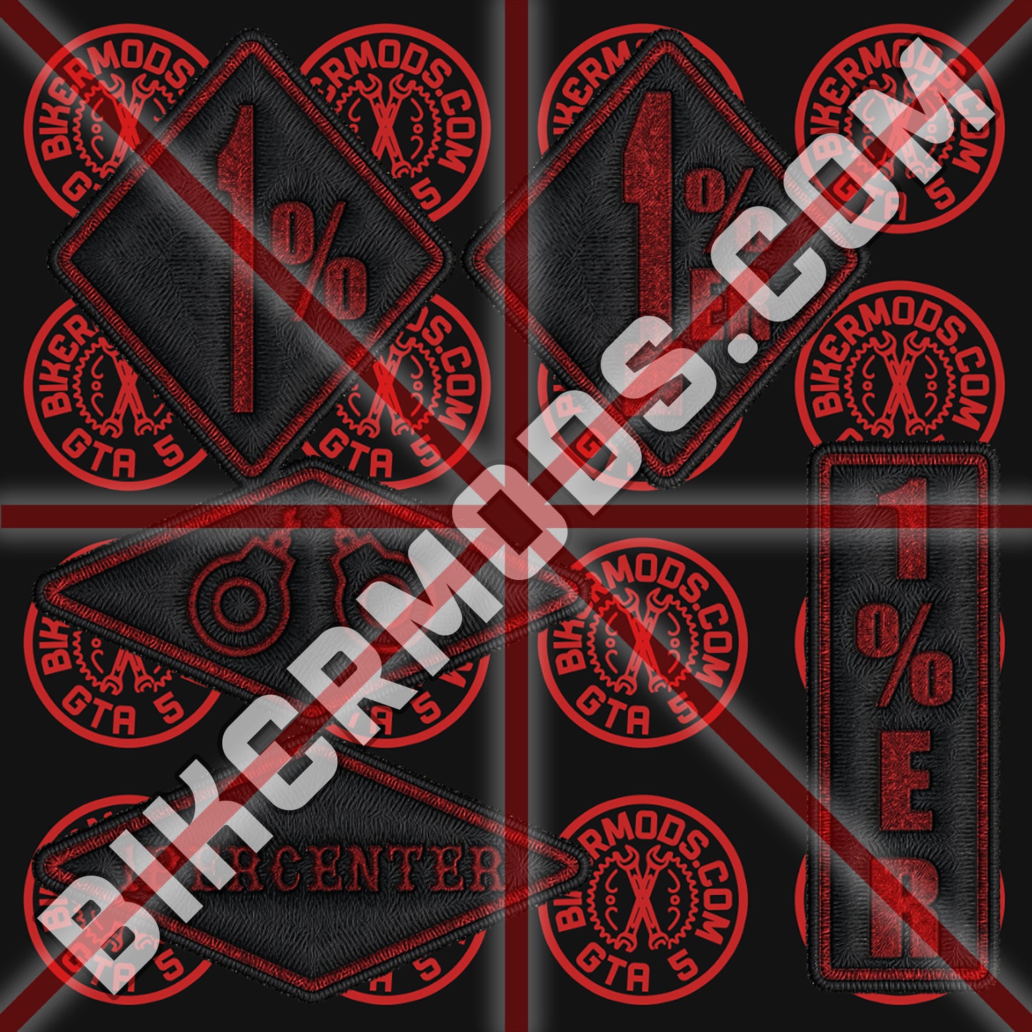 Diamond Pack Set (Black and Red)