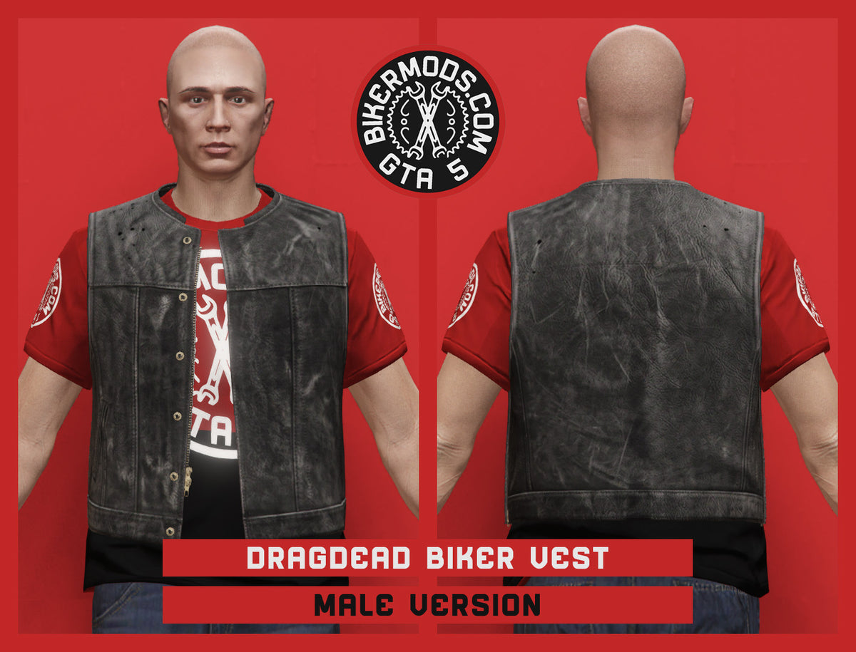 Dragdead Deluxe Biker Vest (Male)