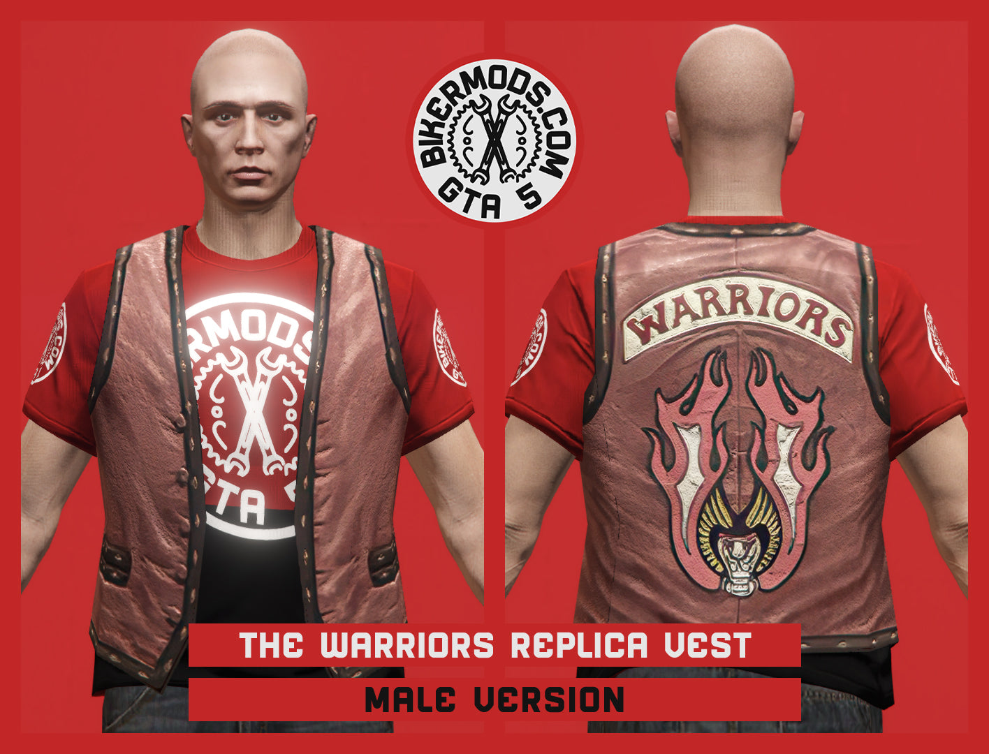 Enhanced Replica of The Warriors Game Version Vest (Male)