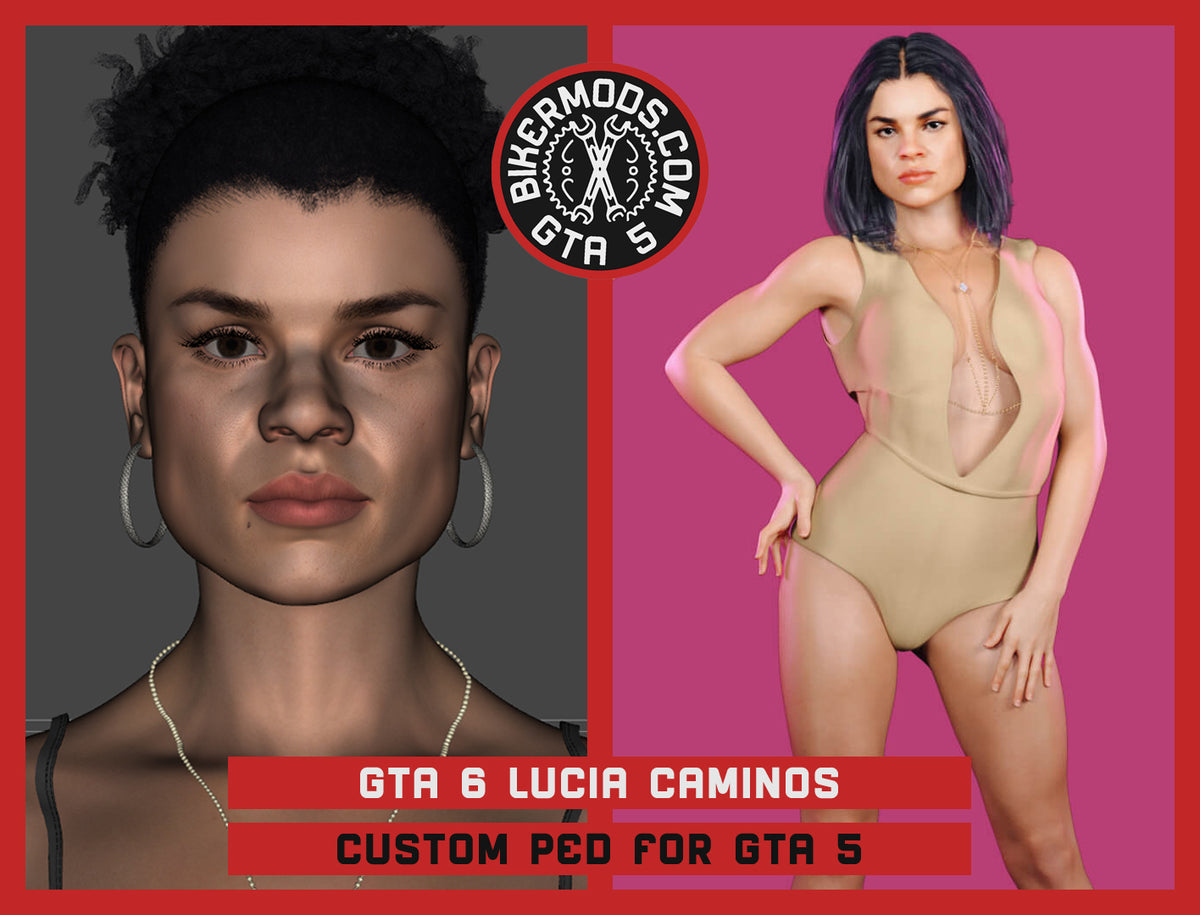 Lucia Caminos (GTA 6) for GTA 5 Custom Ped