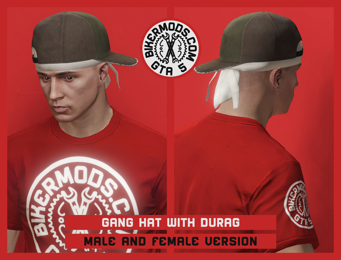 Gang Hat with Durag