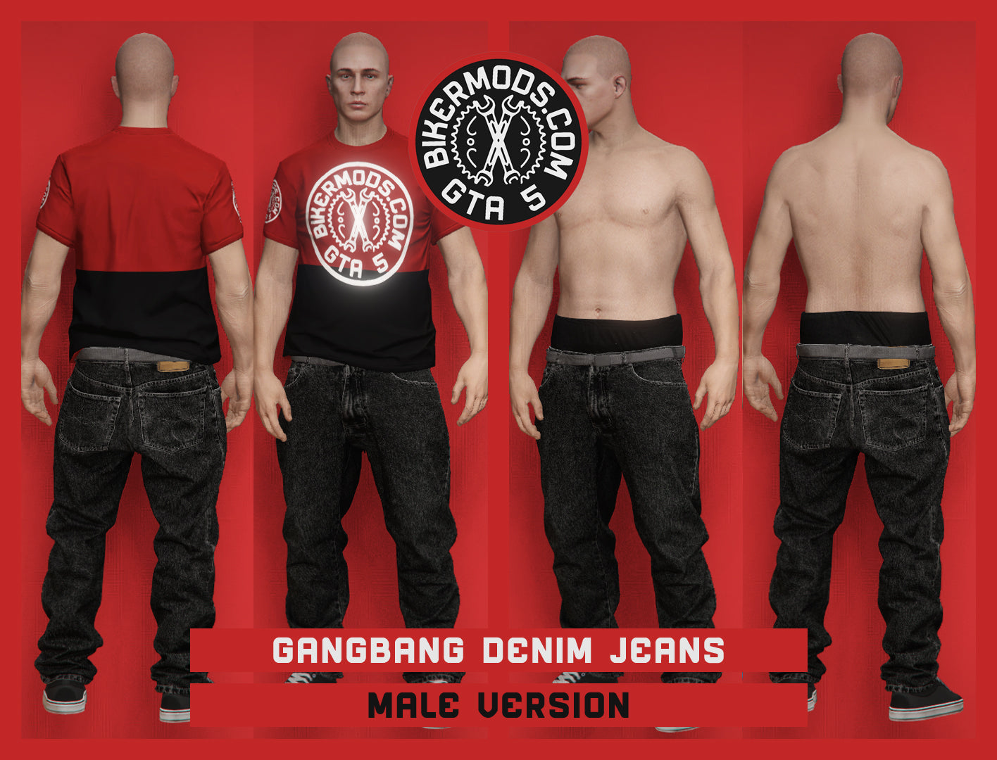Gangbang Black Denim Jeans
