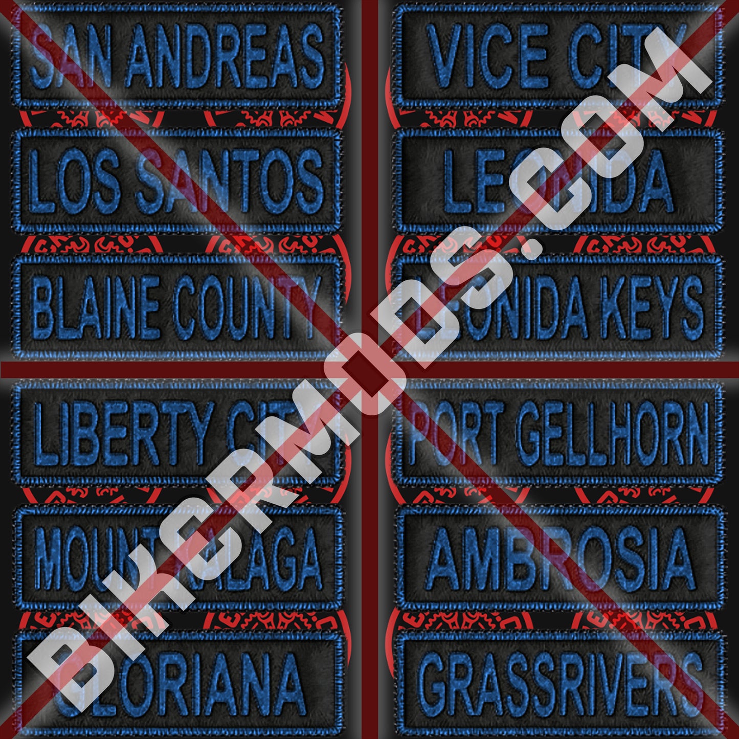 Generic Club Locations Flash Set (Blue)