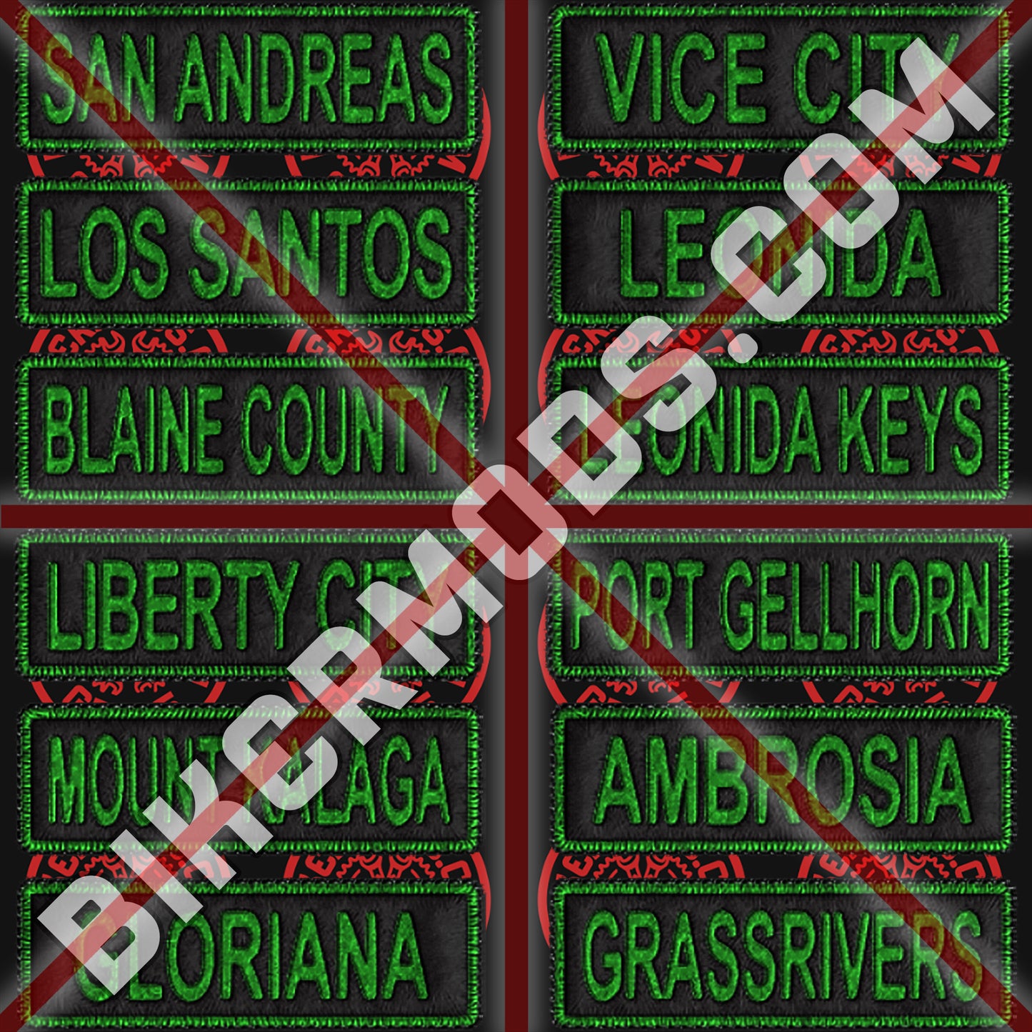 Generic Club Locations Flash Set (Green)