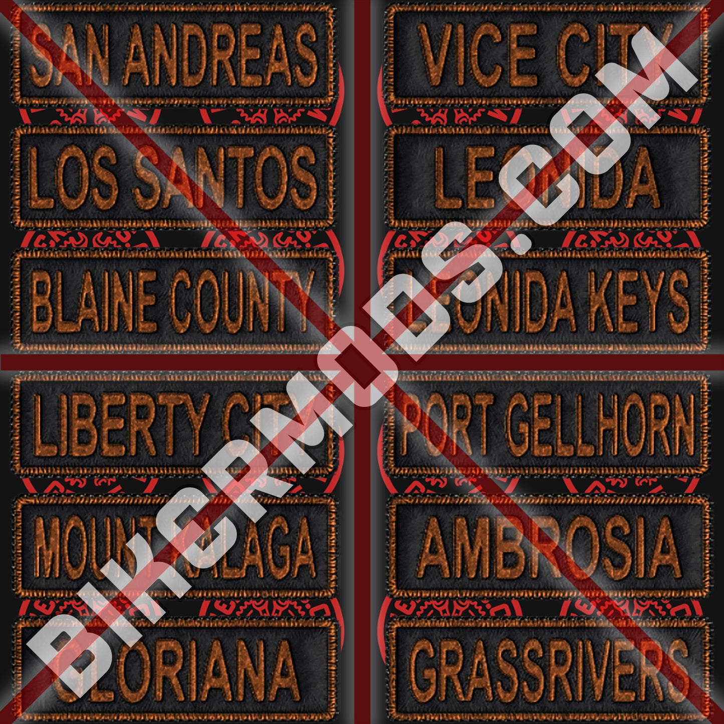 Generic Club Locations Flash Set (Orange)