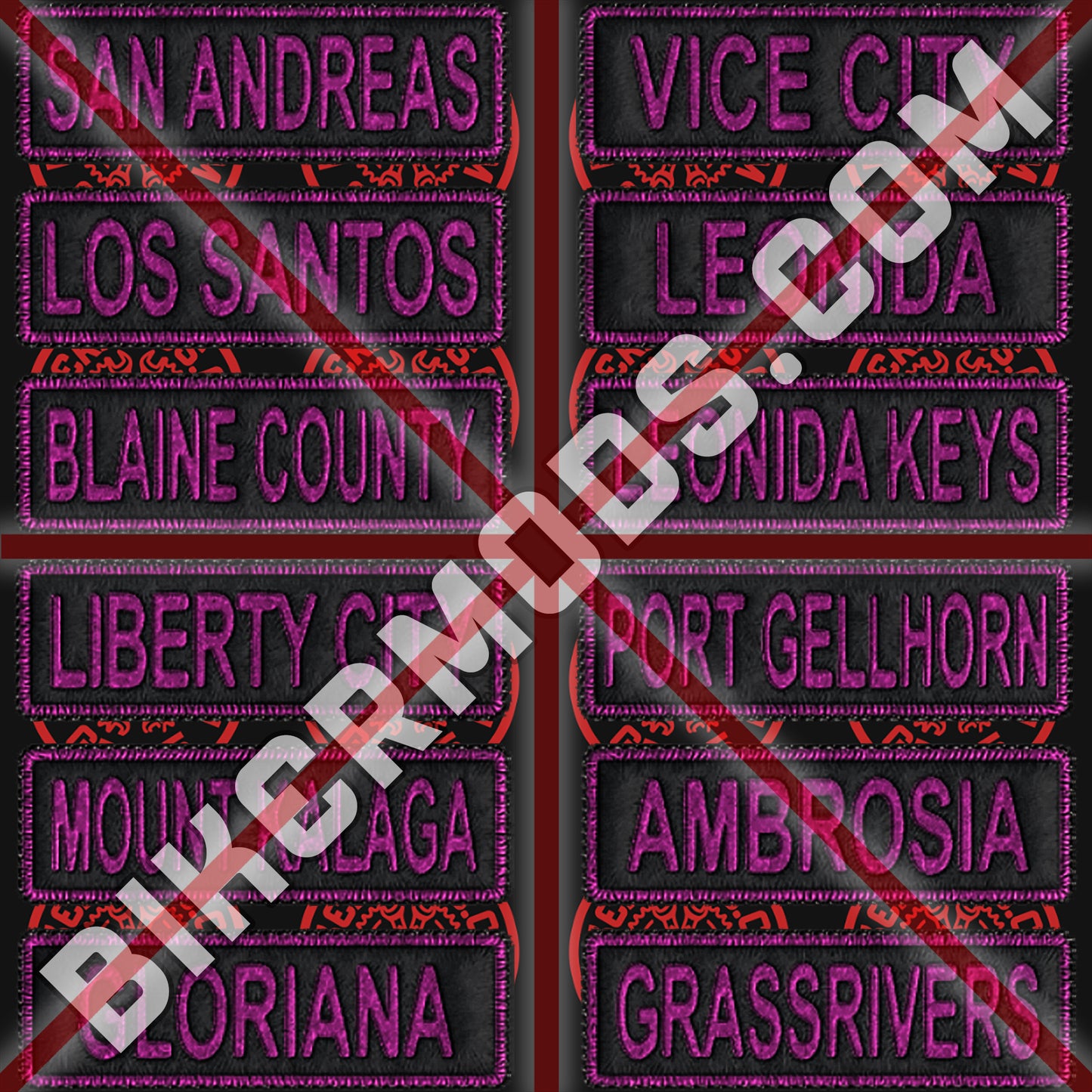 Generic Club Locations Flash Set (Pink)
