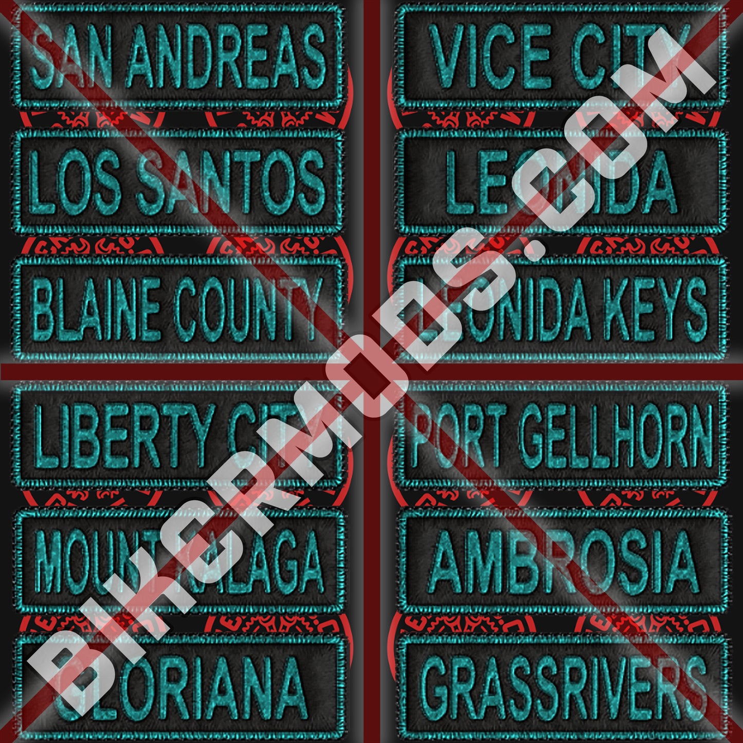 Generic Club Locations Flash Set (Teal)