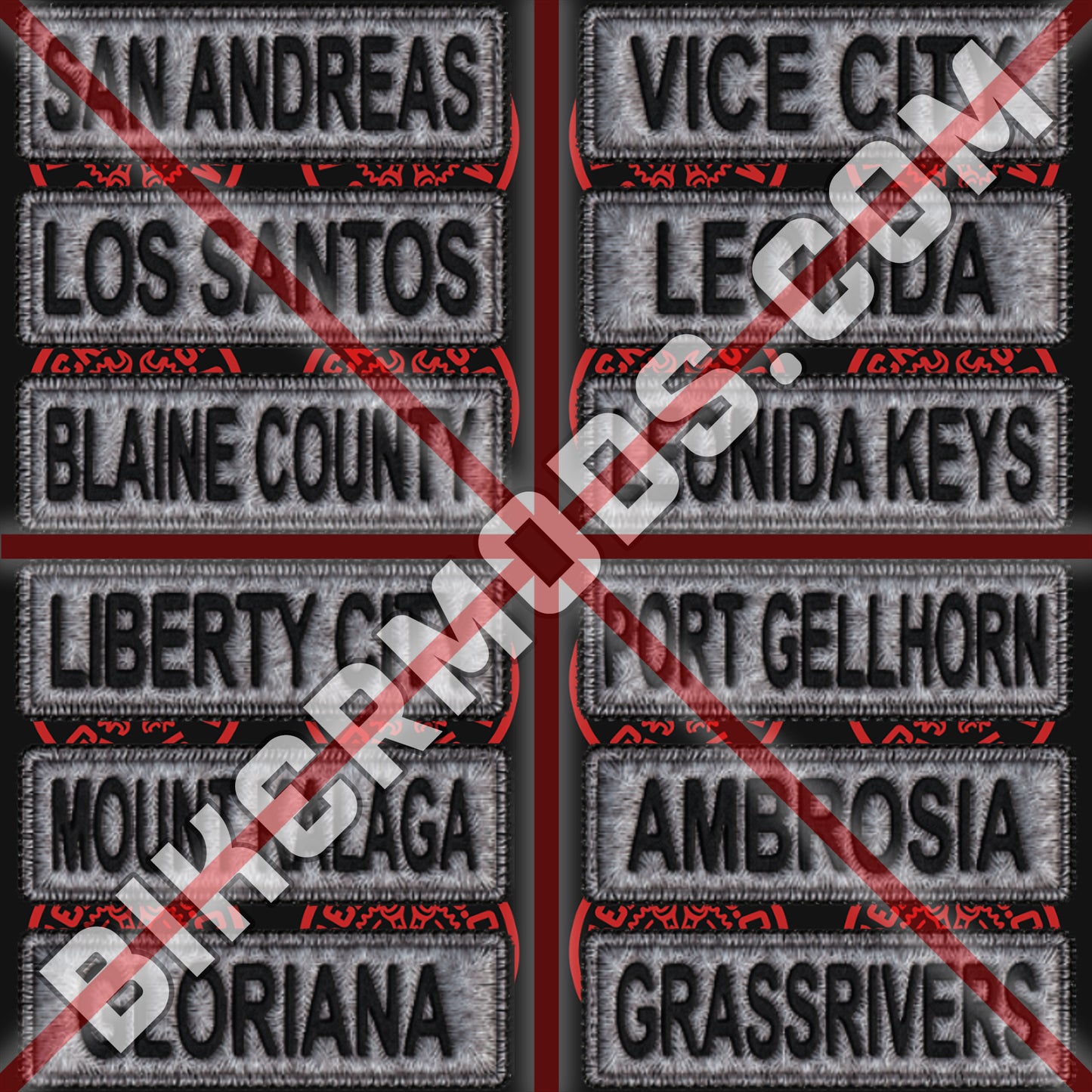 Generic Club Locations Flash Set (White)