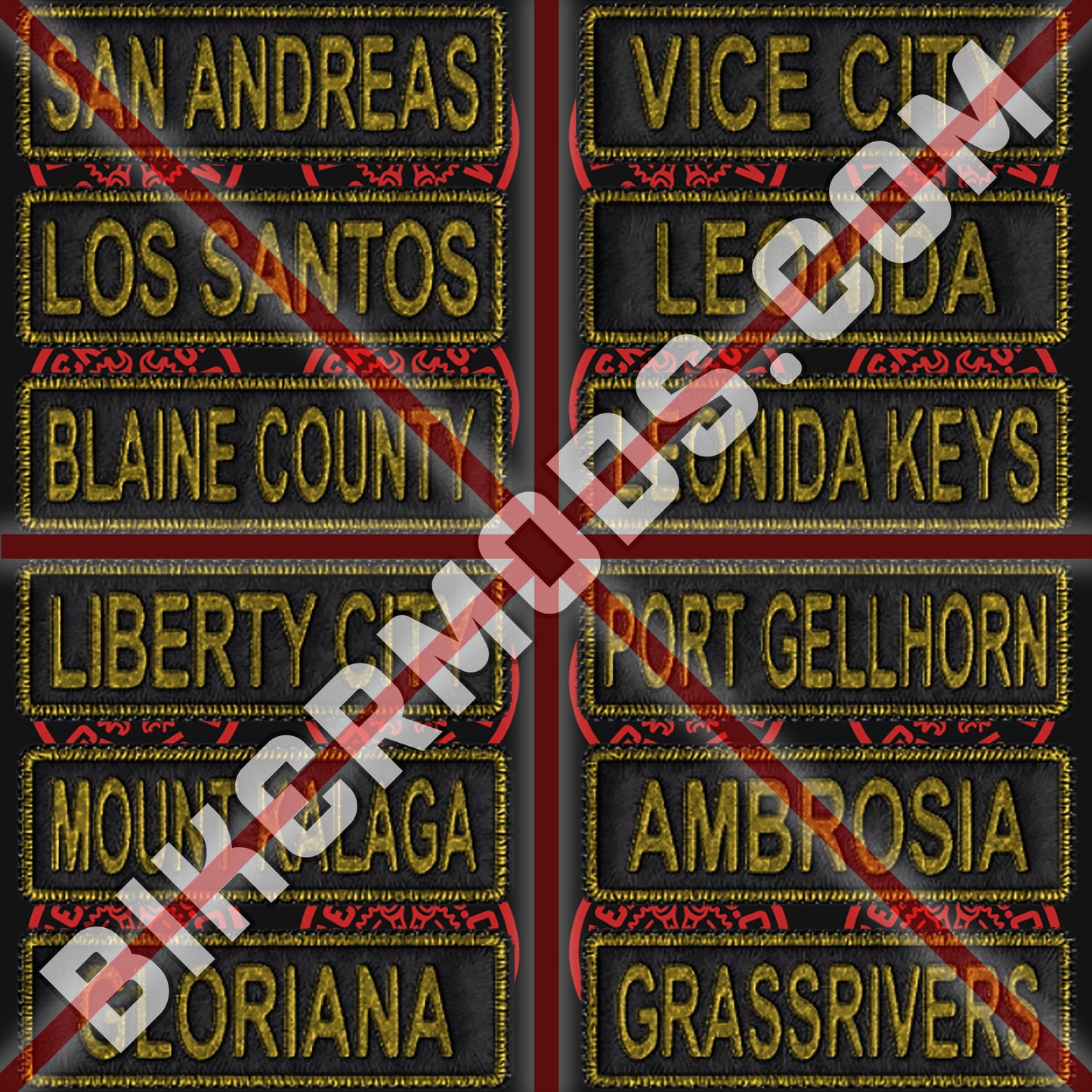 Generic Club Locations Flash Set (Yellow)