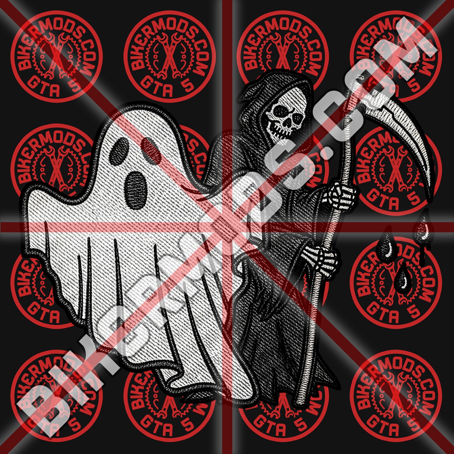 Ghost and Reaper Emblem