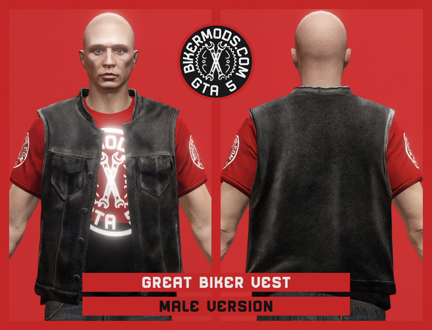 Great Biker Vest (Male)