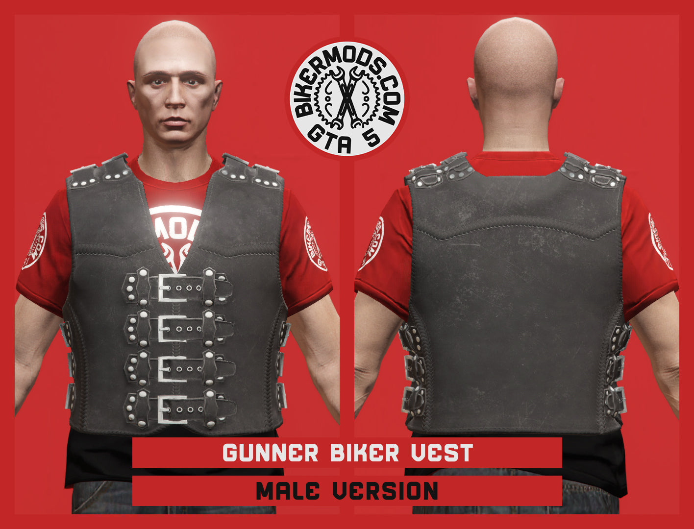 Gunner Biker Vest (Male)