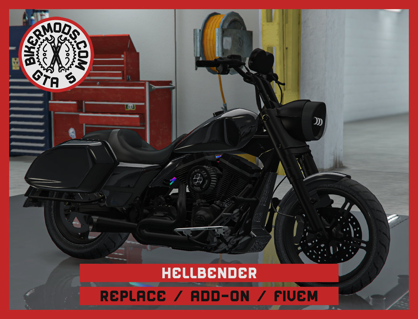 Hellbender (Replace / Add On / FiveM) 298k Poly (Animated RGB Lights)
