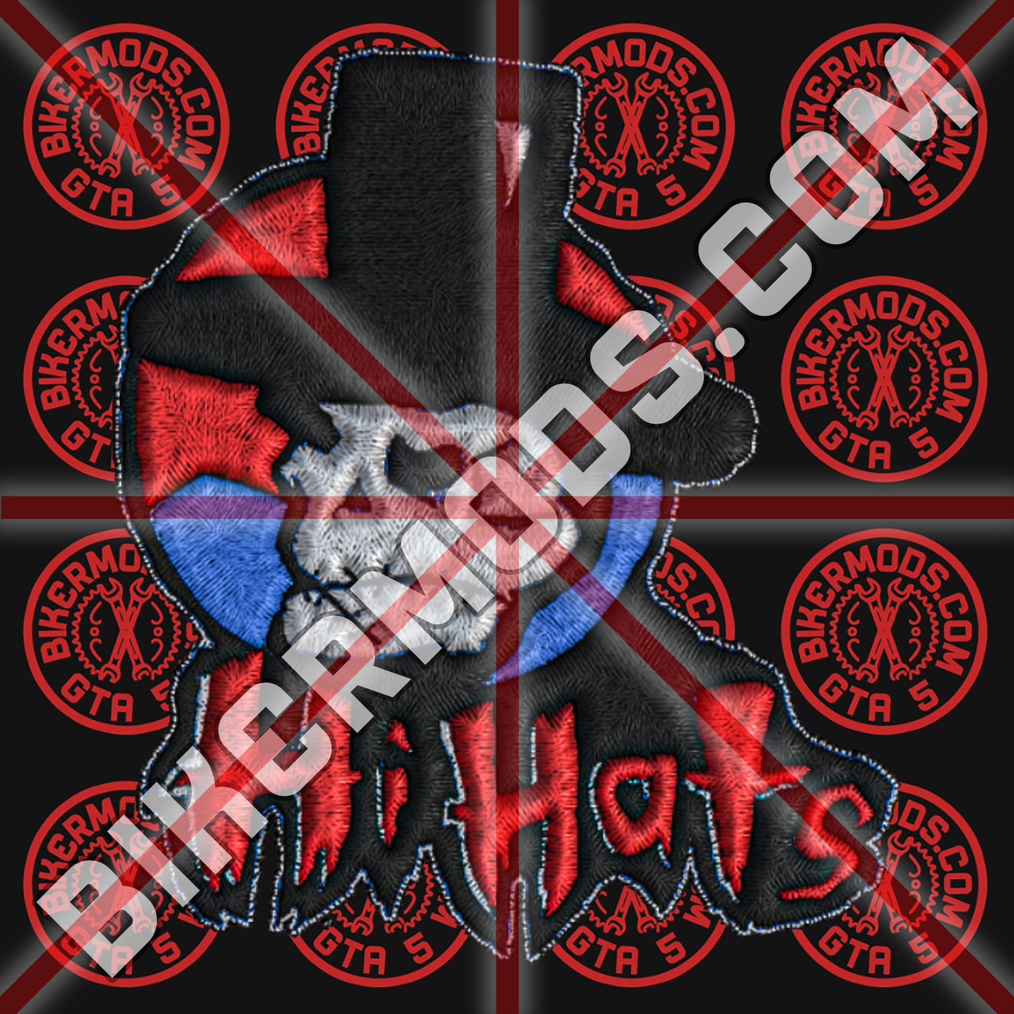 Hi-Hats Gang (Warriors Movie) Alternate Skull Version