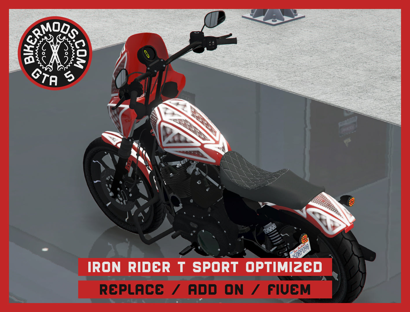 Iron Rider T Sport Optimized (Replace Add On FiveM) 196k Poly
