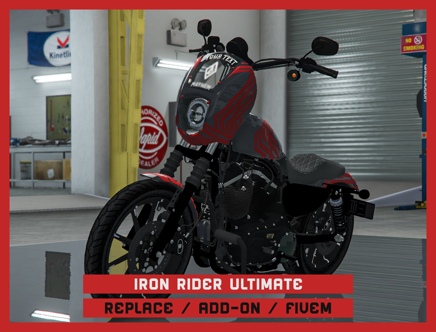 Iron Rider Ultimate (Replace / Add On / FiveM) 189k Poly