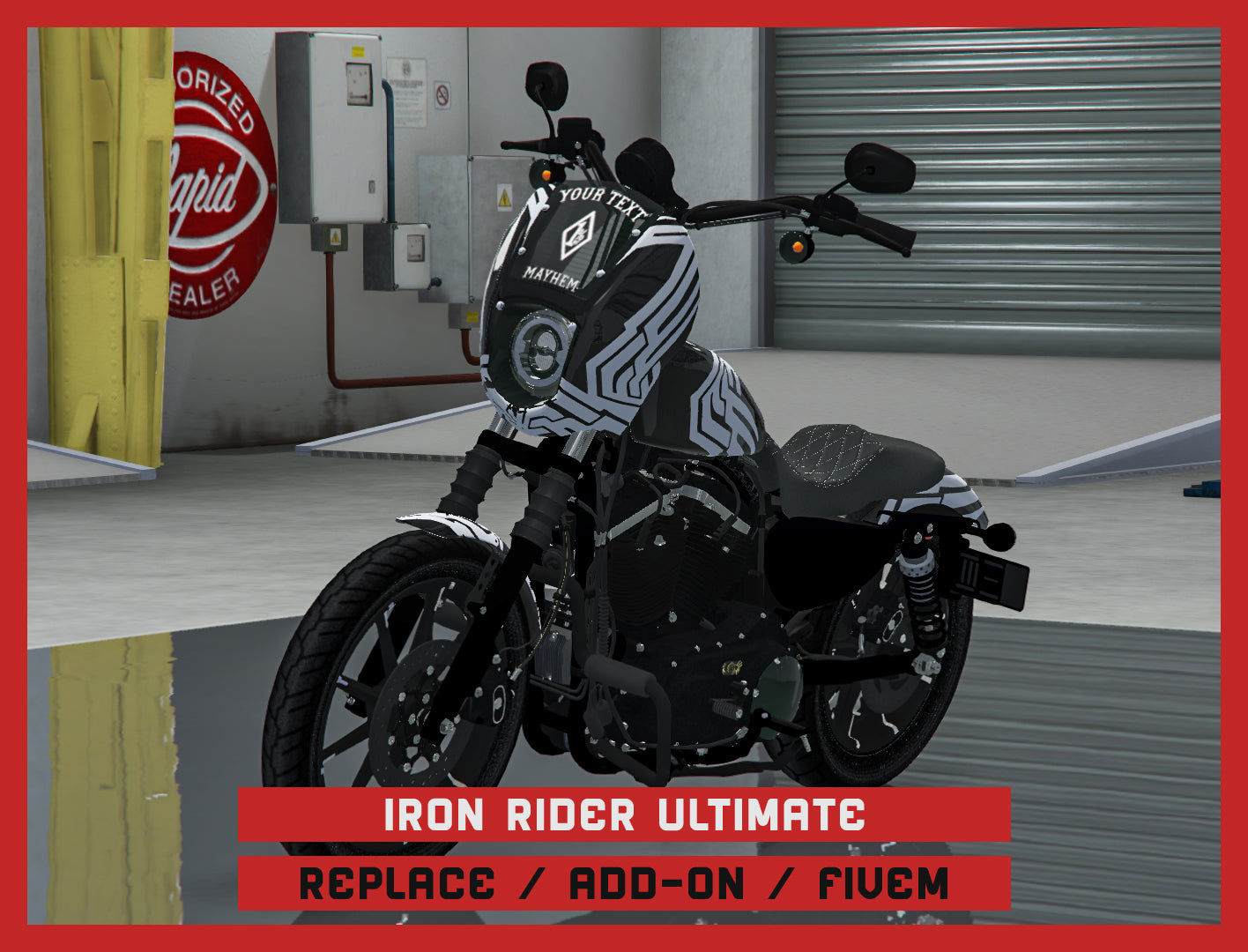 Iron Rider Ultimate (Replace / Add On / FiveM) 189k Poly
