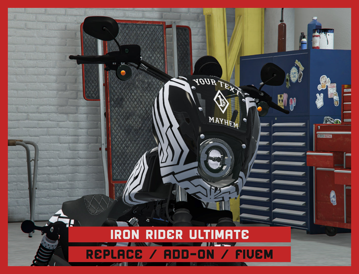 Iron Rider Ultimate (Replace / Add On / FiveM) 189k Poly