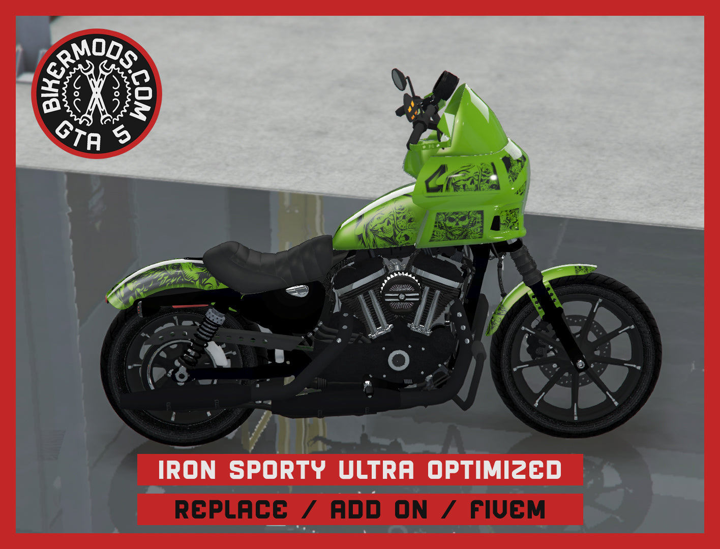 Iron Sporty Ultra Optimized (Replace / Add On / FiveM) 143k Poly