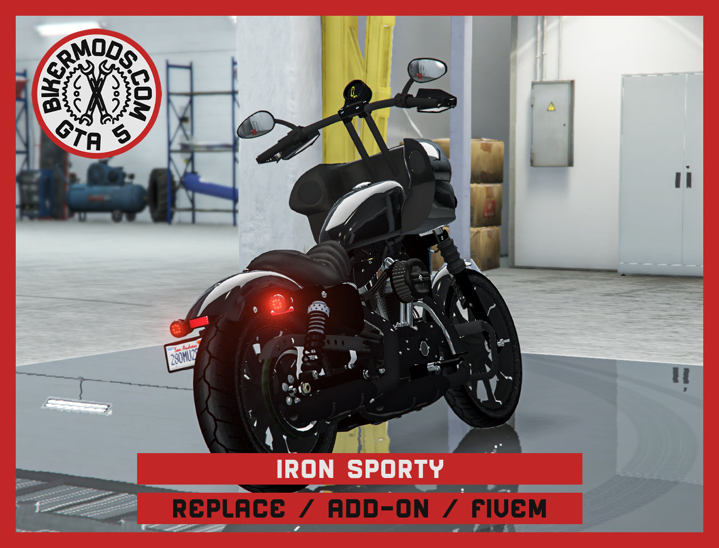 Iron Sporty (Replace / Add On / FiveM) 182k Poly