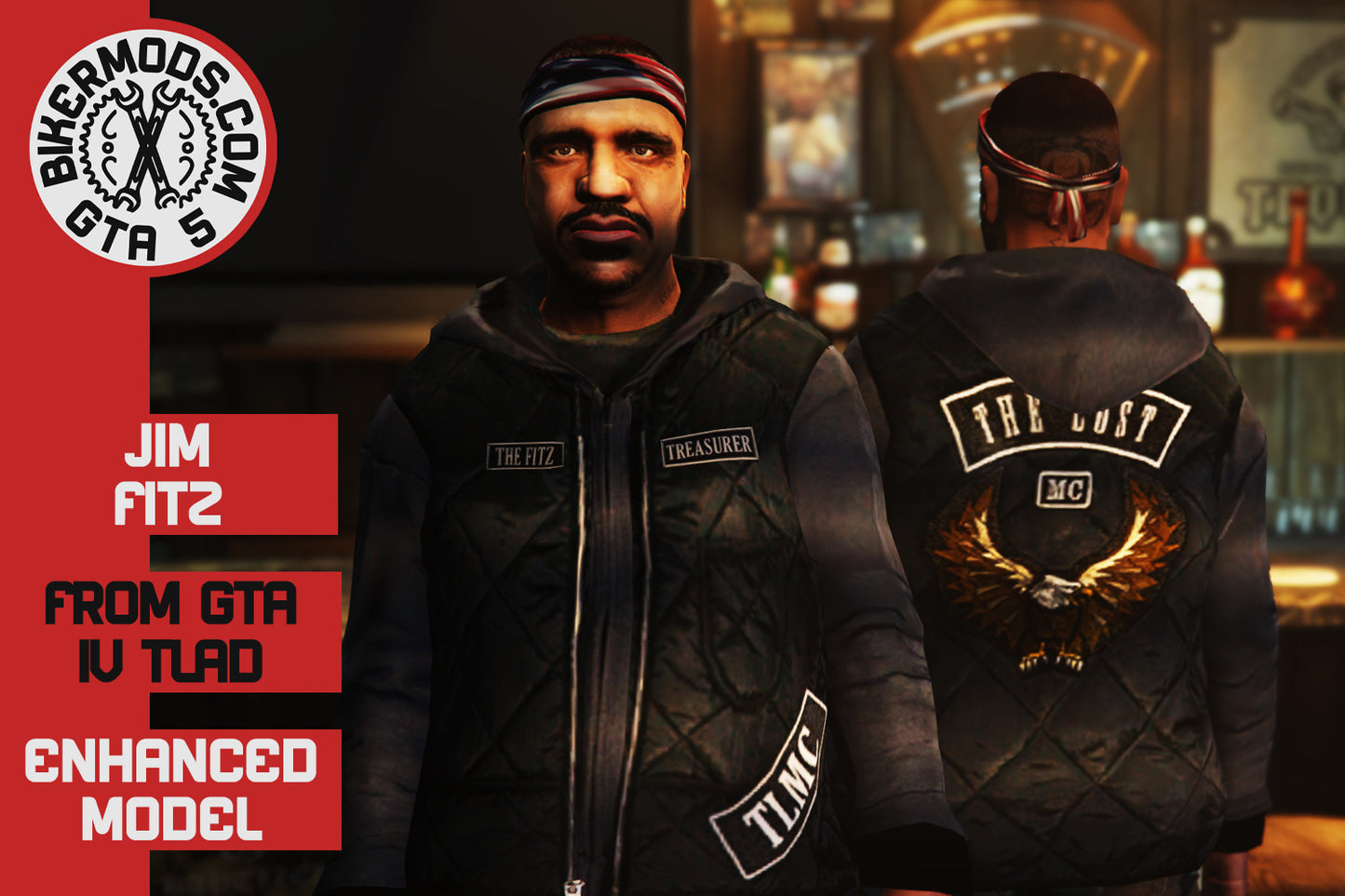 Jim Fitz from Grand Theft Auto 4 IV TLAD (The Lost and Damned)